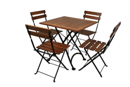 WST-1 Wood Folding Table-Slat