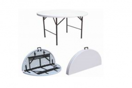 PFT-2-48'  Plastic Fold-in-Half Table 