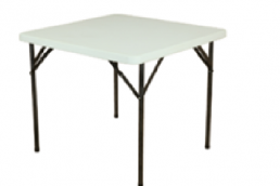 PFT-3 -33'*33'Plastic Fold Table