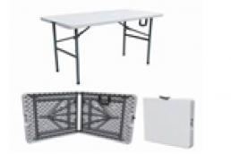 PFT-4-48'*24' Plastic Fold-in-Half Table 