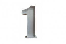 WNM-4_ 120cm  Stainless Big Letter 