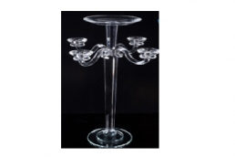 CCL-3 4 Holders Crystal Candelabra With Top Plate