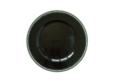 PCP-1 Plastic Charger Plate pearl beaded