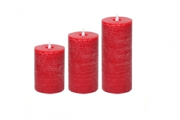 CDL-4 LED Wax Pillar Candle-SCC013RE
