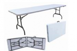 PFT-7-72'*30' Plastic Fold-in-Half Table 